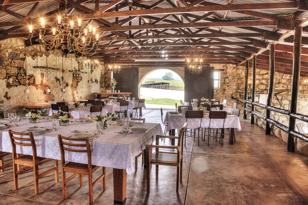 Dining Area Inside the Shed Area
