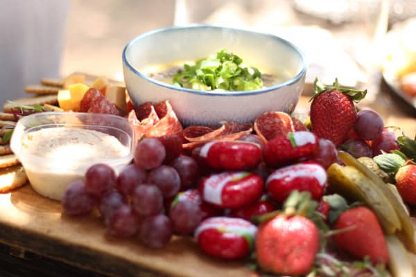 Canapés Board Spread